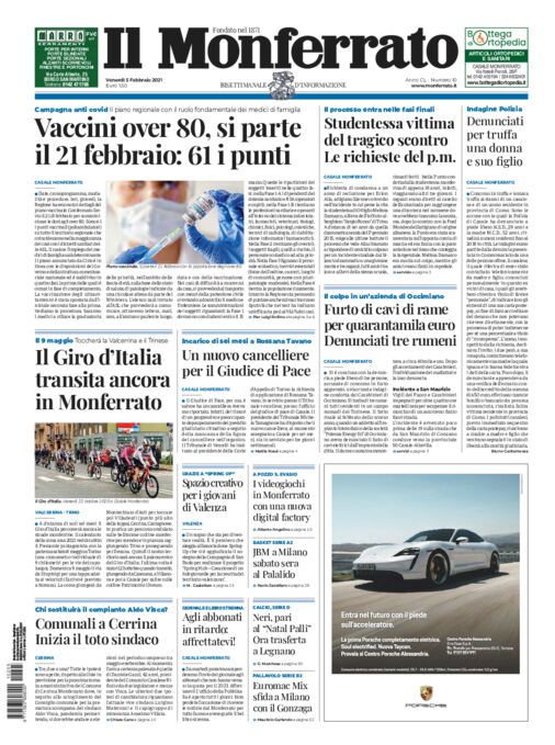 Il Monferrato - Edizione 10 del 05/02/2021